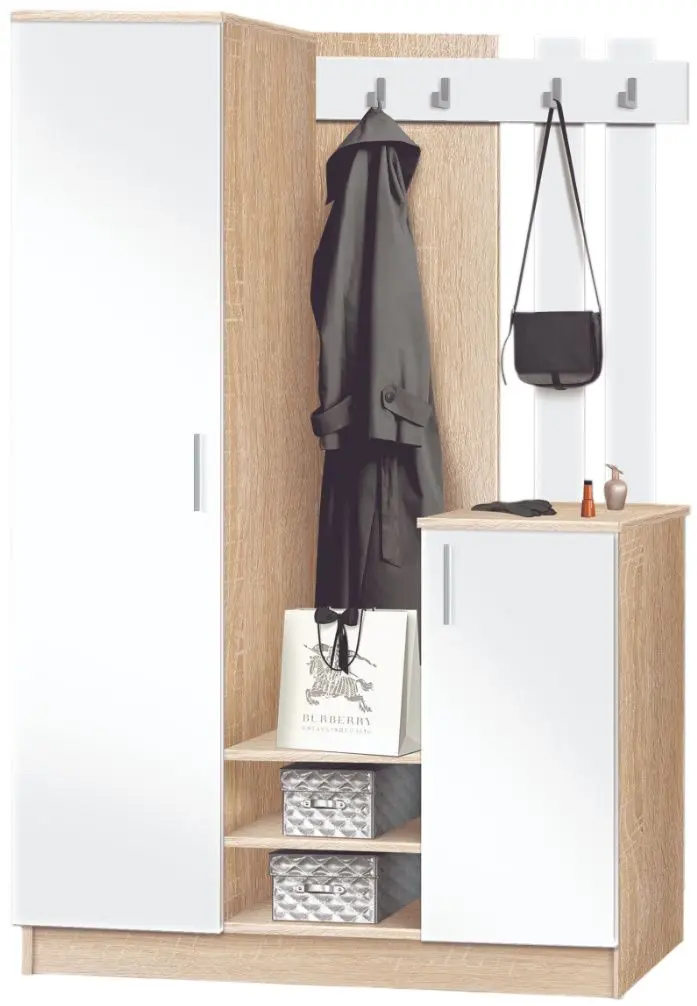 Antreu Modern Tennessee 130cm (Sonoma Oak/White)