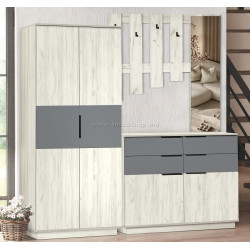 Antreu Modern Visit New 2 (Craft Oak White/Slate Grey)