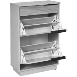 Прихожая Modern Visit New 4 (Craft Oak White/Slate Grey) Thumb