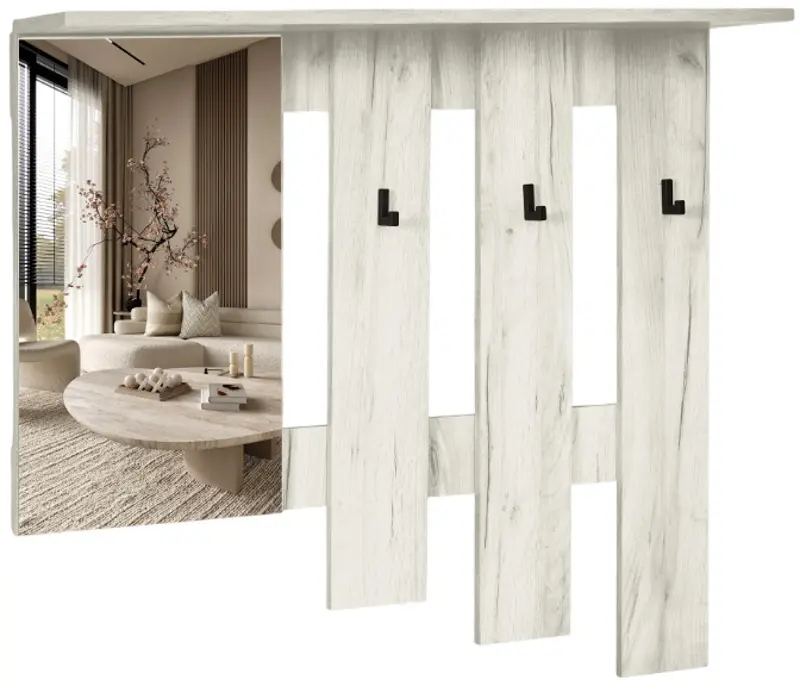 Прихожая Modern Visit New 4 (Craft Oak White/Slate Grey)