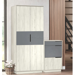 Antreu Modern Visit New 5 (Craft Oak White/Slate Grey)