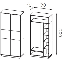 Antreu Modern Visit New 6 (Cashmere/Craft Oak Gray) Thumb