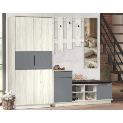 Antreu Modern Visit New 6 (Craft Oak White/Slate Grey)