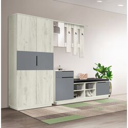 Antreu Modern Visit New 212cm (Craft Oak White/Slate Grey)