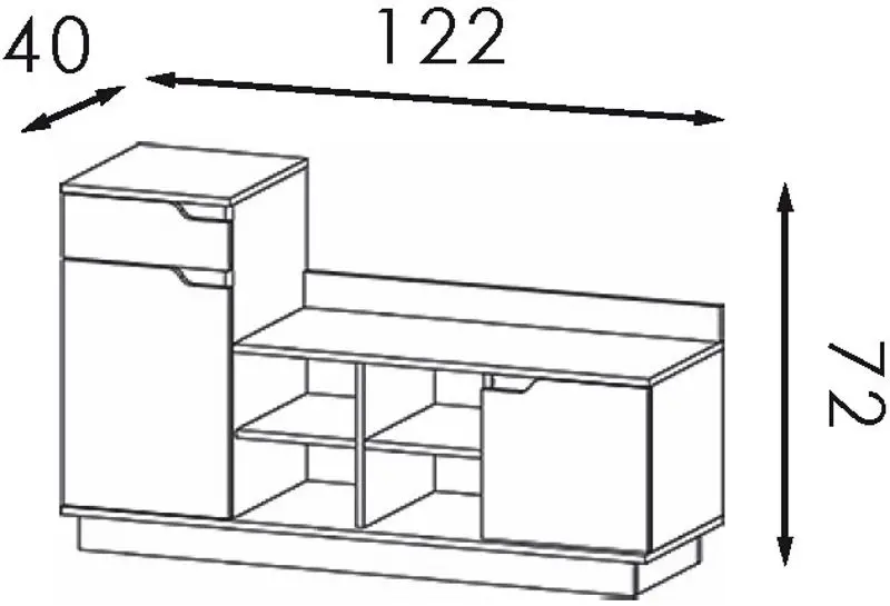Antreu Modern Visit (Sonoma Oak/Makassar)