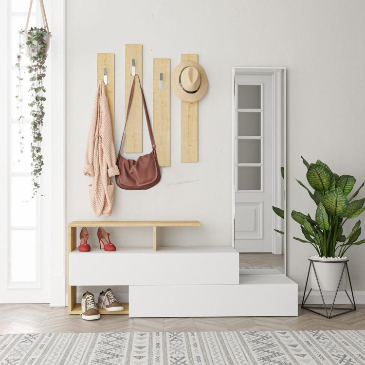 Antreu Showdeko Ramda (White/Oak)