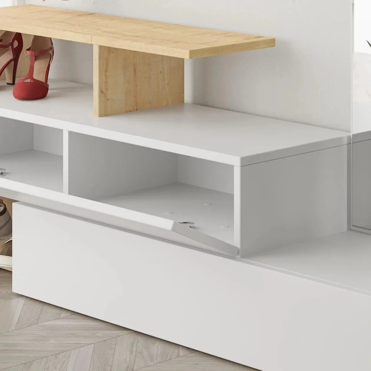 Прихожая Showdeko Ramda (White/Oak) - 4