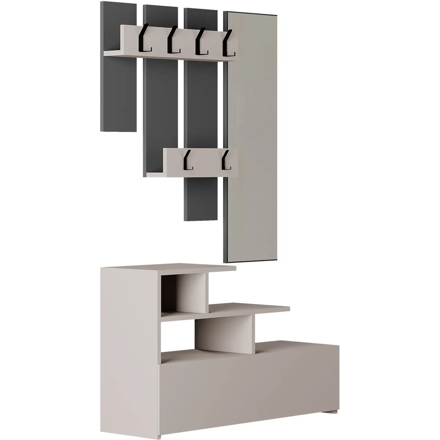 Прихожая Showdeko Vesty (Light Mocha/Anthracite) - 3