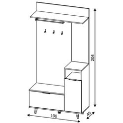 Antreu Signal P-013 (Evoke Oak/Graphite) Thumb