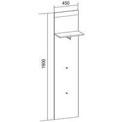 Antreu Signal Staw P-010 (Artisan Oak/White Matt) Thumb