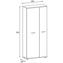 Прихожая Signal Staw P-011 (Artisan Oak/White Matt) Thumb