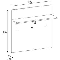 Прихожая Signal Staw P-011 (Artisan Oak/White Matt) Thumb