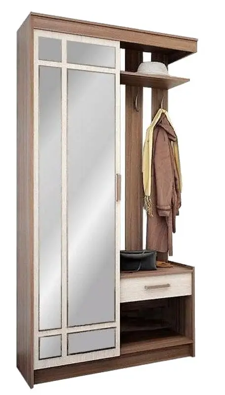 Прихожая Стендмебель Парма (Ясень Шимо Светлый/Ясень Шимо Темный)