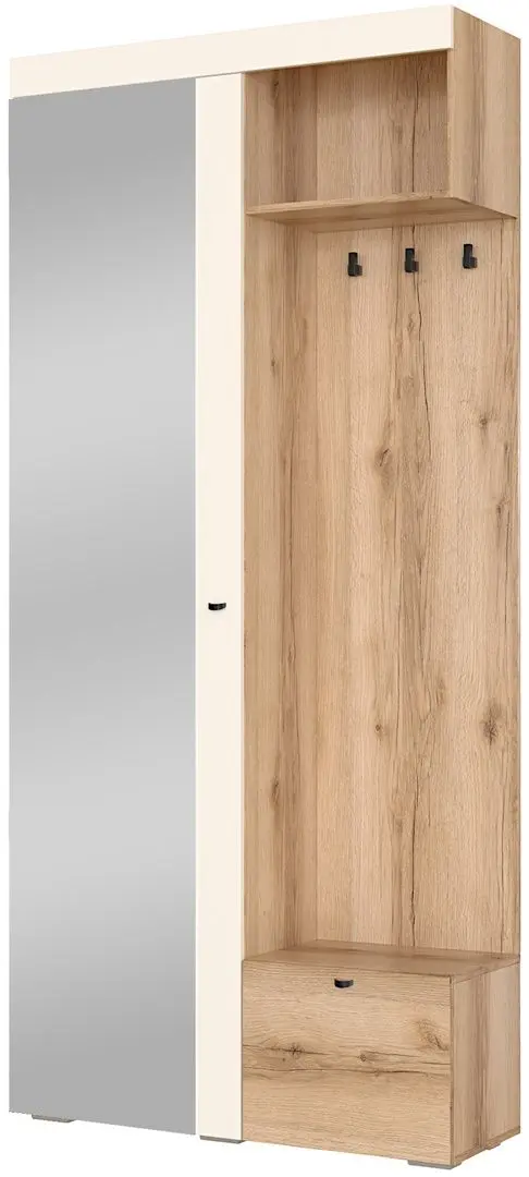 Прихожая SV-Mebel №5 (Дуб Делано/Белый)