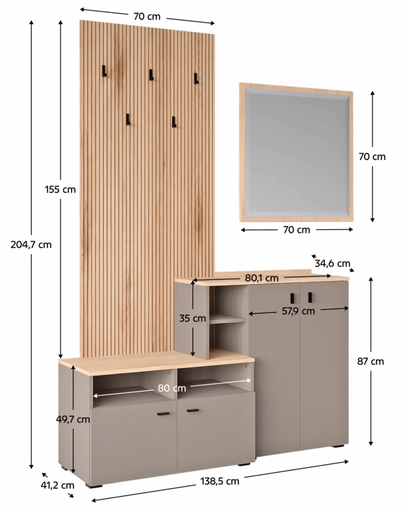 Antreu Tempo Kondela Ebrao (Toffee/Natural Canella Strata/Cremona Torro Oak) - 7