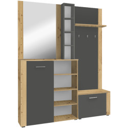 Antreu Tempo Kondela Fandu (Artisan Oak/Graphite) Thumb