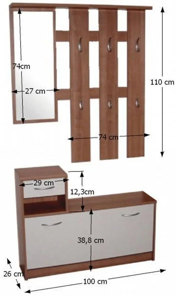 Antreu Tempo Kondela Mecki (Wenge/White)