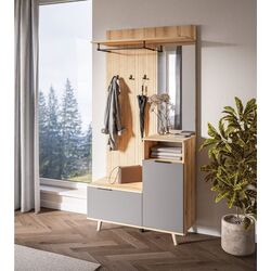 Прихожая Tempo Kondela Nordi (Evoke Oak/Graphite)