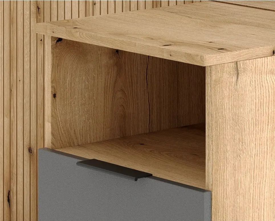 Прихожая Tempo Kondela Nordi (Evoke Oak/Graphite)