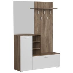 Прихожая Tempo Kondela Vetlanda (Ansberg Oak/White) Thumb