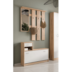 Antreu Tempo Kondela Vira-Mecki New (Sonoma Oak/White)