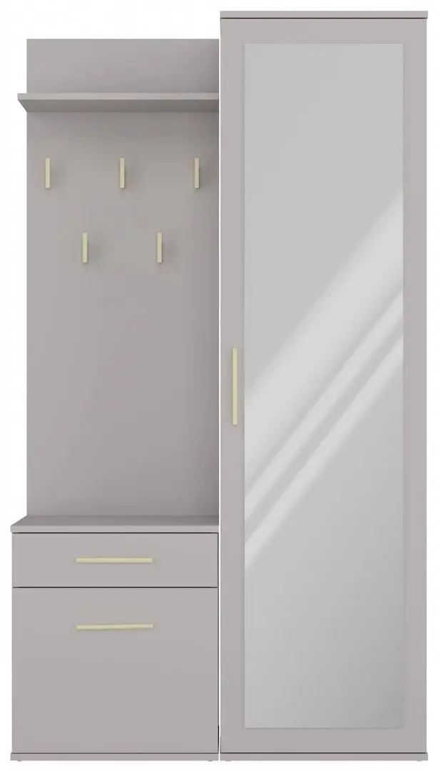 Прихожая TopEshop Duo 100x35x180 (Clay)