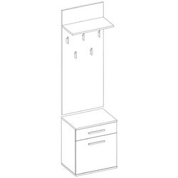 Antreu TopEshop Duo (Anthracite/Artisan Oak) Thumb