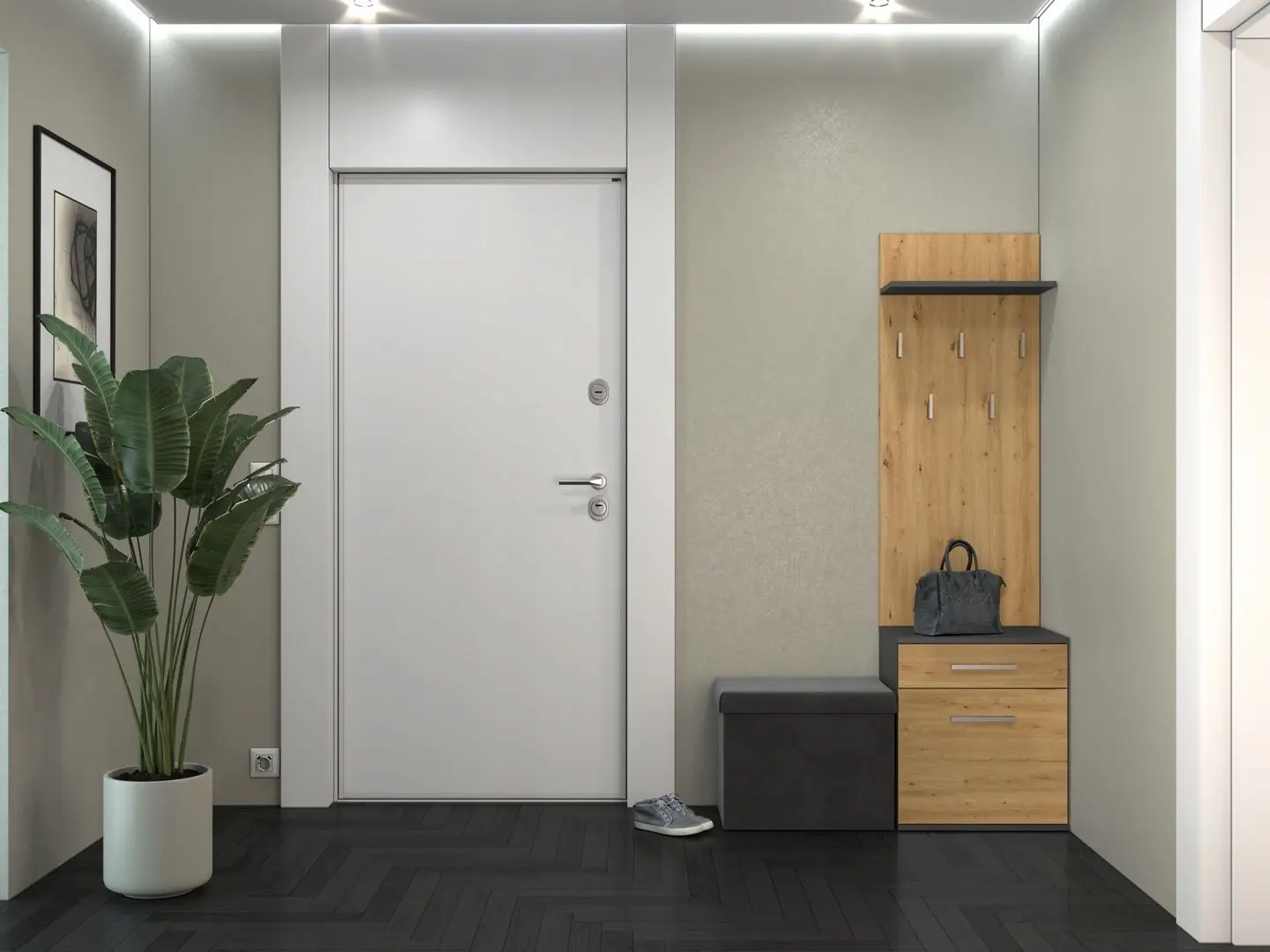 Antreu TopEshop Duo (Anthracite/Artisan Oak)