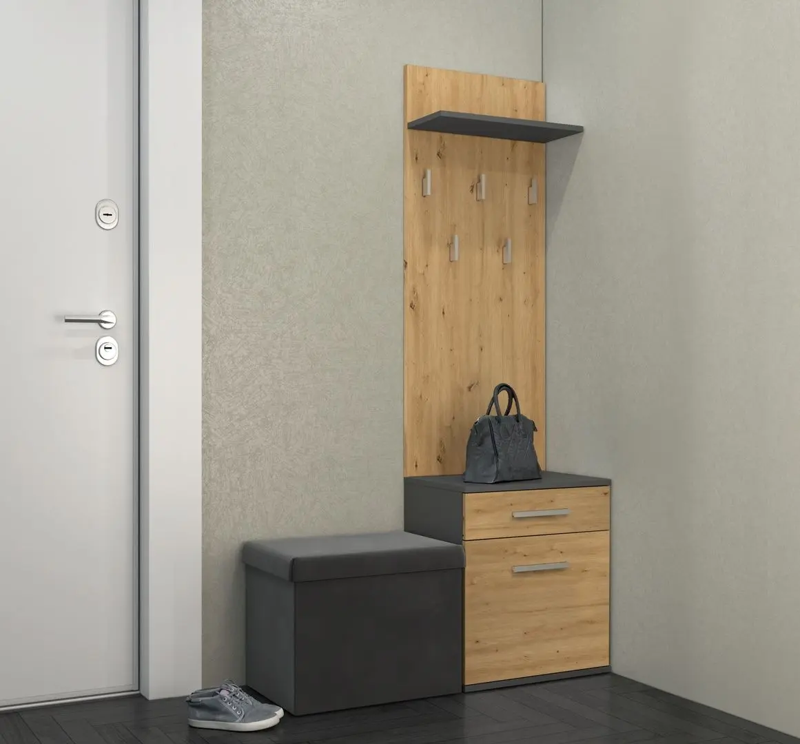 Antreu TopEshop Duo (Anthracite/Artisan Oak)