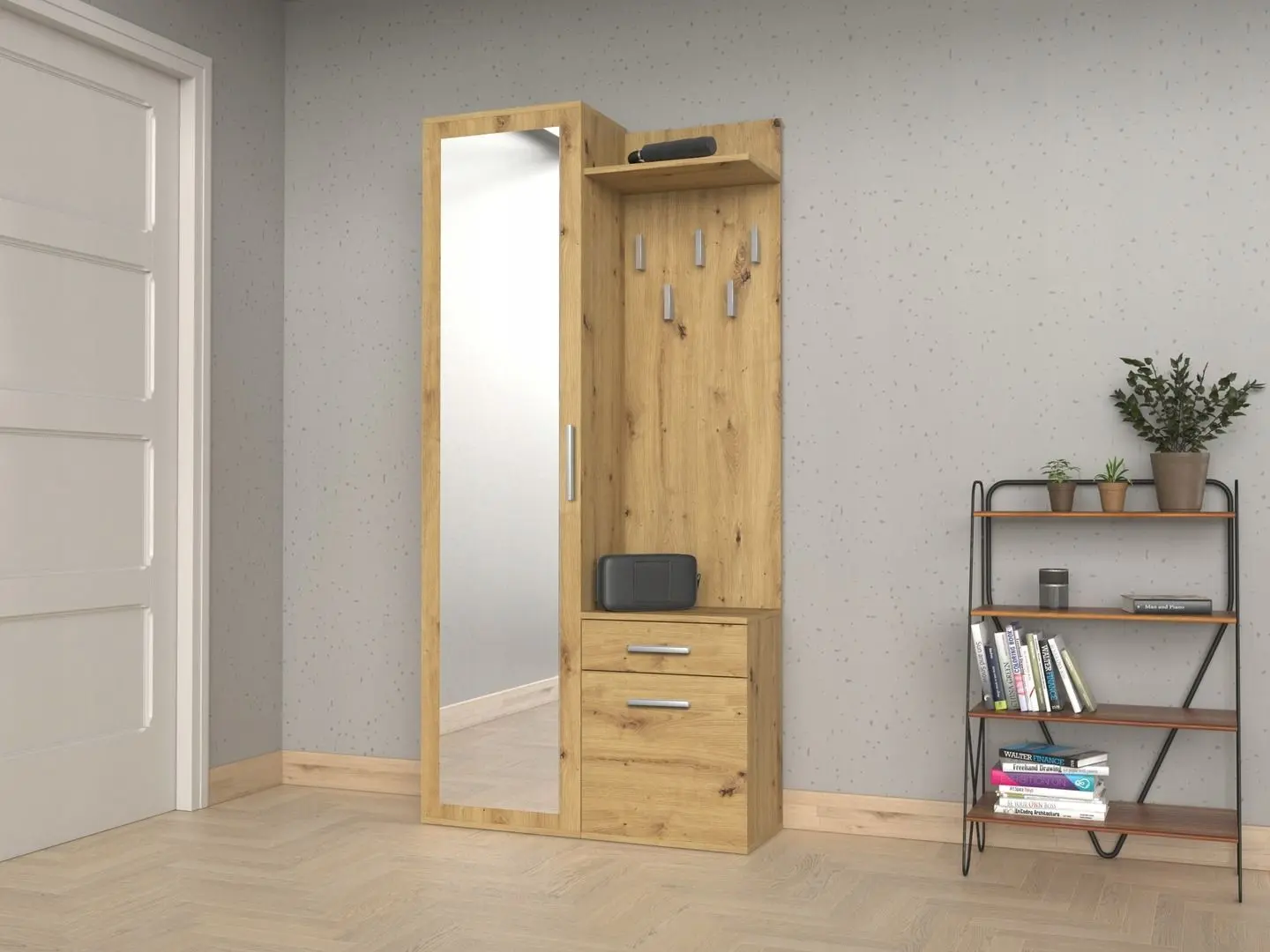 Прихожая TopEshop Duo 100 (Artisan Oak)