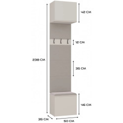 Прихожая TopEshop Haga II 2W (Cashmere) Thumb