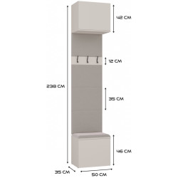 Прихожая TopEshop Haga IV 2SZ2W (Cashmere) Thumb