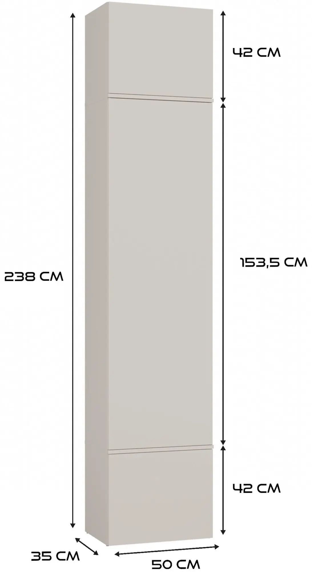 Прихожая TopEshop Haga IV 2SZ2W (Cashmere) - 13