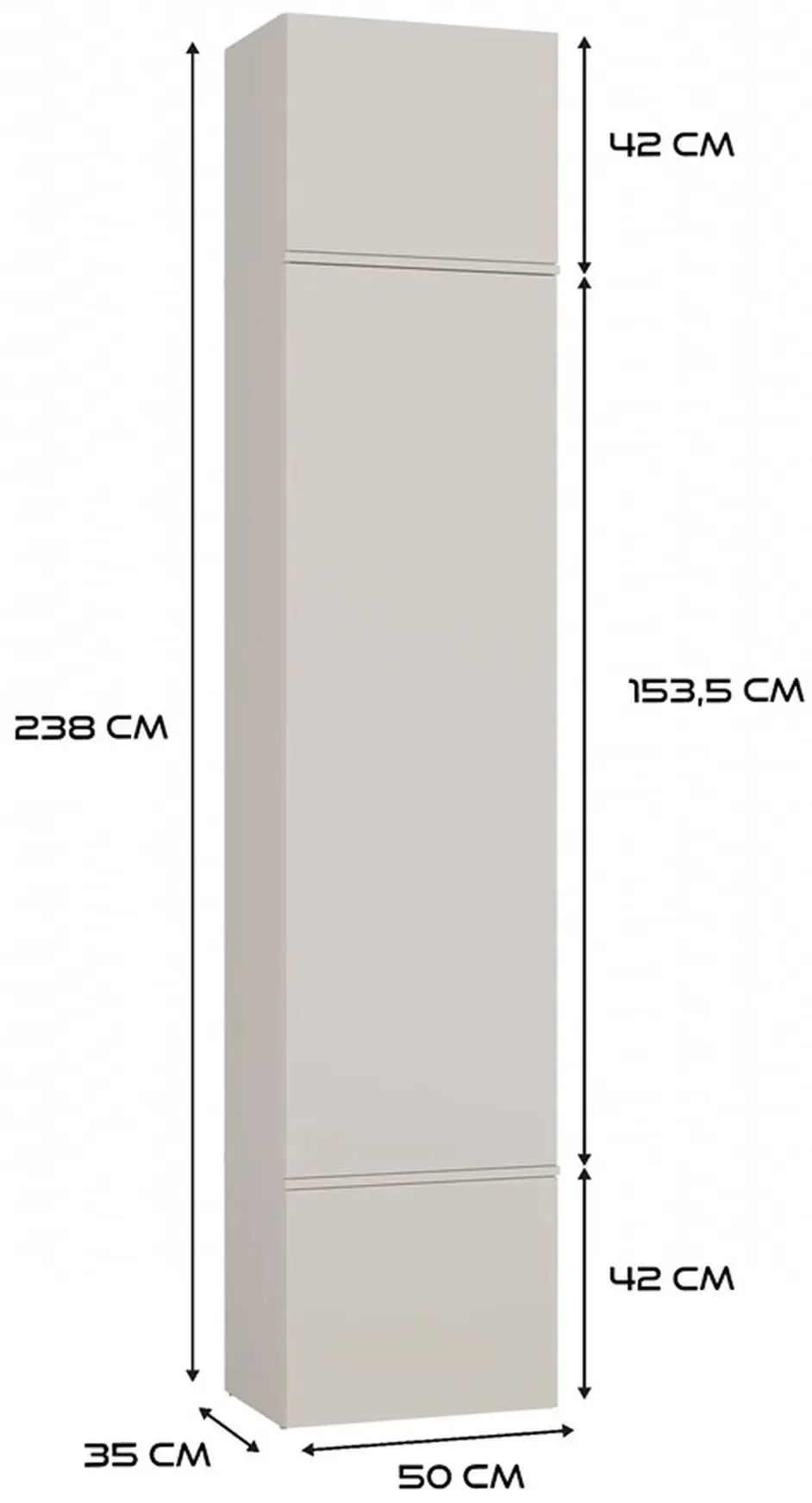 Прихожая TopEshop Haga IV 3SZ1W (Cashmere) - 9