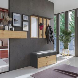 Antreu TopEshop Parma 100x180 (Anthracite/Artisan Oak)