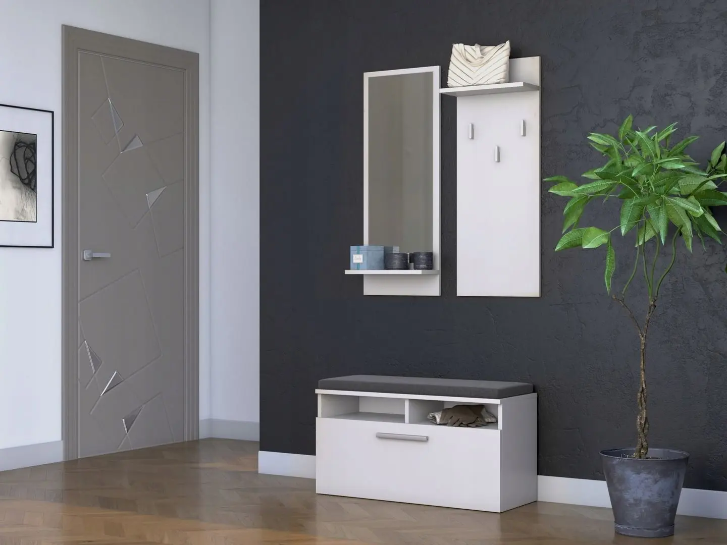 Прихожая TopEshop Riva (White)