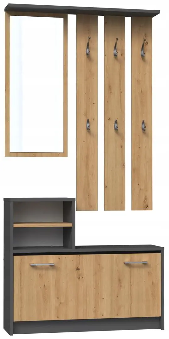 Antreu TopEshop Vera (Anthracite/Artisan Oak)