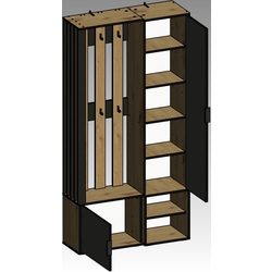 Antreu Yasen Loft (Artisan Oak/Black) Thumb