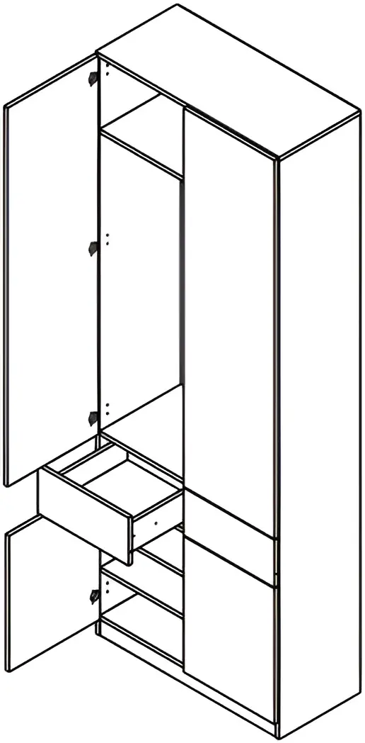 Antreu Yasen Verto (Sonoma Oak/Cashmere)