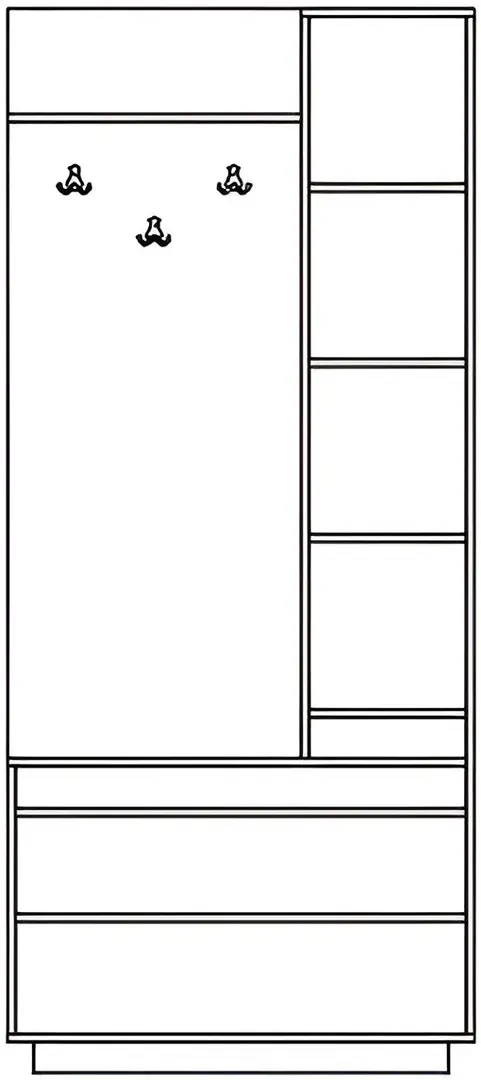 Antreu Yasen Jeneva (Graphite Grey/White Craft Oak)