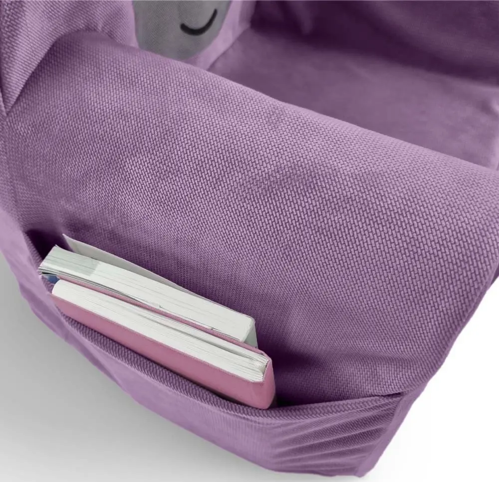 Детское кресло Albero Mio Animals & Love Velvet Hippo (Violet) - 4