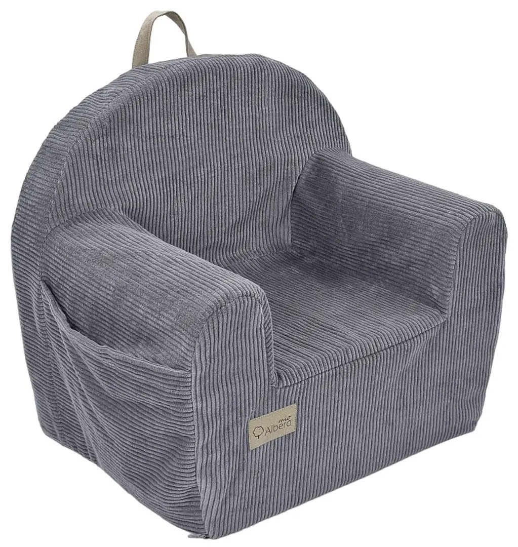 Детское кресло Albero Mio Velvet (Grey)