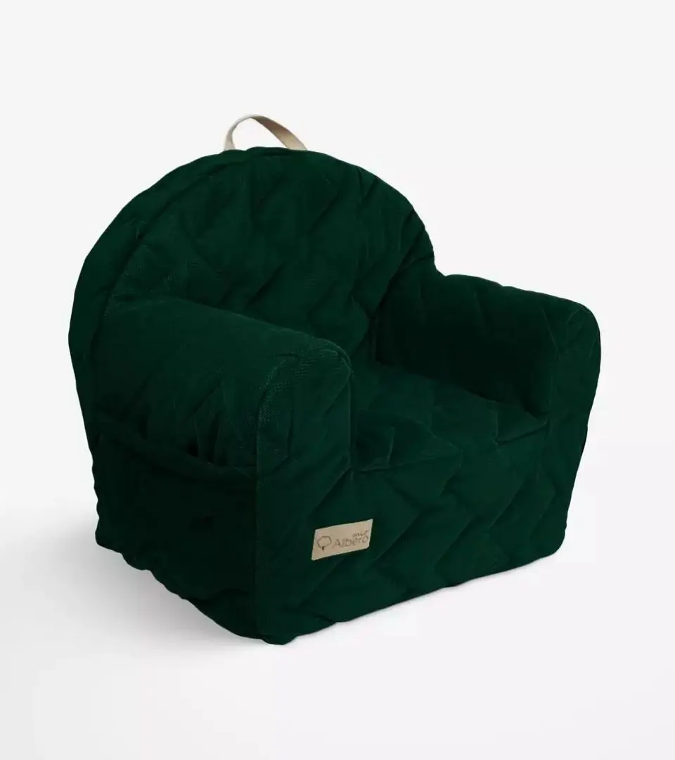 Детское кресло Albero Mio Velvet Kids Boho V109 (Green) - 2