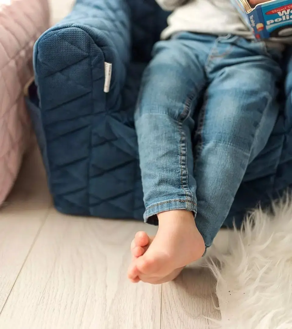 Детское кресло Albero Mio Velvet Kids V105 (Navy Blue) - 3