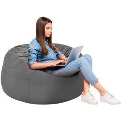 Кресло-мешок Costway HV10054GR (Gray) Thumb