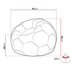 Fotoliu-minge Mirjan24 Sylwin/Ksante 500L (White/Pink) Thumb