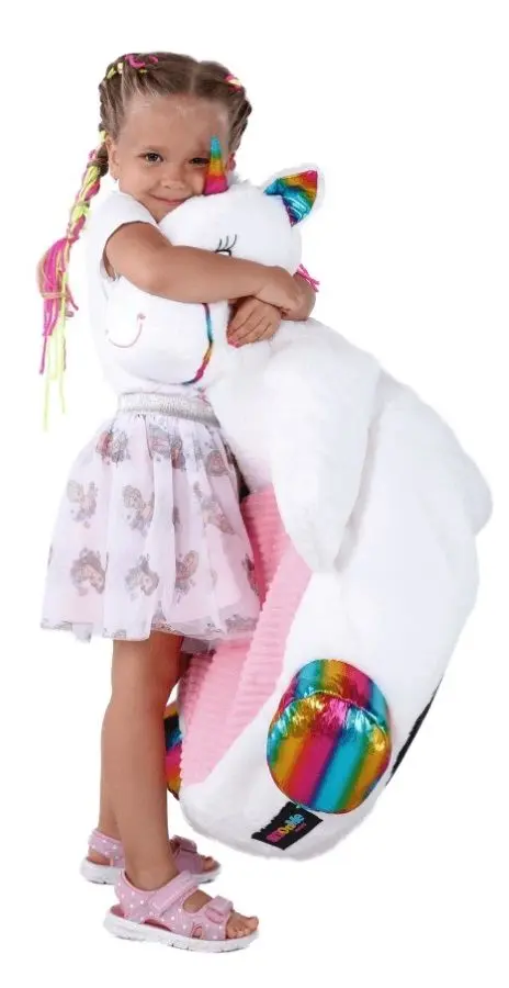 Детское кресло-мешок Mobhaus Bufel (White/Pink)