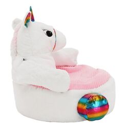 Детское кресло-мешок Mobhaus Bufel (White/Pink) Thumb