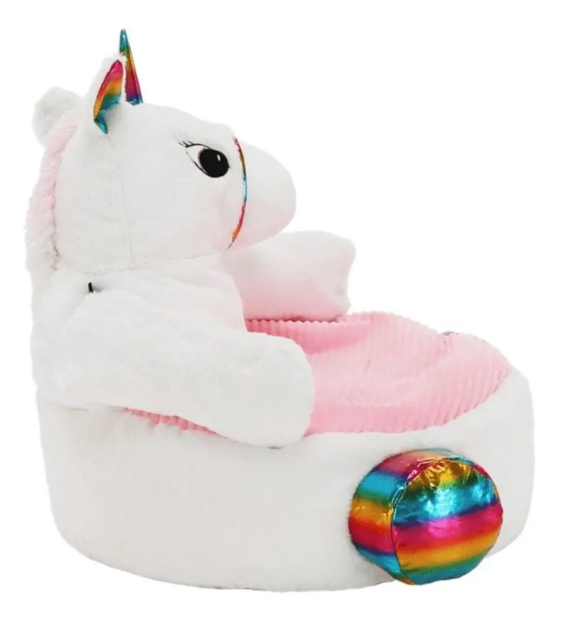 Детское кресло-мешок Mobhaus Bufel (White/Pink)