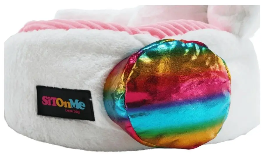 Детское кресло-мешок Mobhaus Bufel (White/Pink)